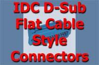 IDC D-Sub Flat Cable Style