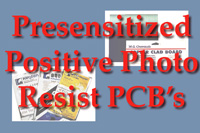 PreSensitized Positive Photo Resist PCBs