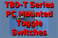 T80-T Series PC Mounted Toggle Switches