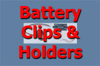 Battery Clips & Holders