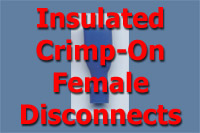 Insulated Crimp-On Female Disconnects
