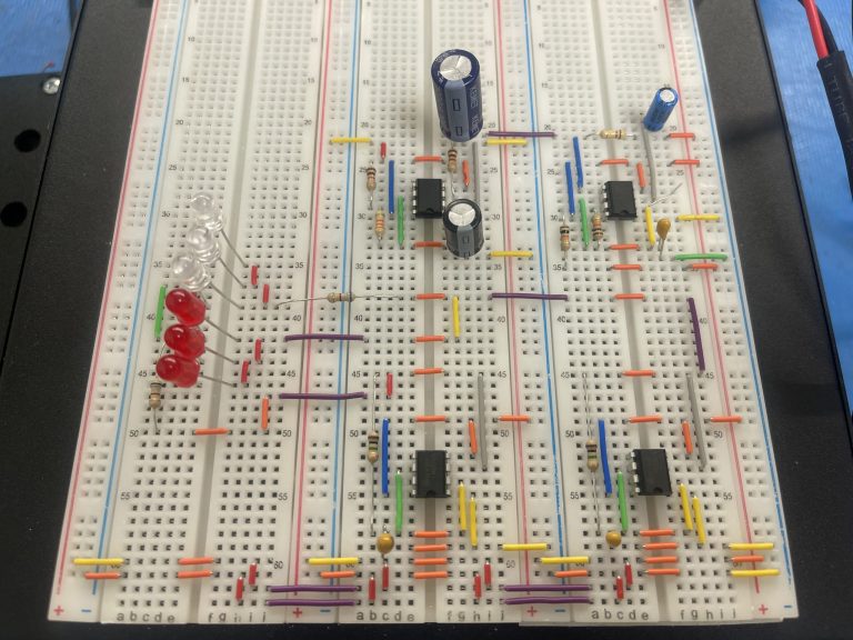 Build Police LED Flashing Circuit on Power Breadboard PBB-272B | Simply ...