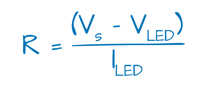 Steps to Calculate Resistor value for LEDs | Circuit Blogs