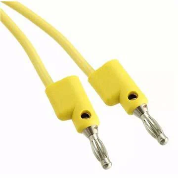 36" LEAD BANANA TO BANANA, YELLOW