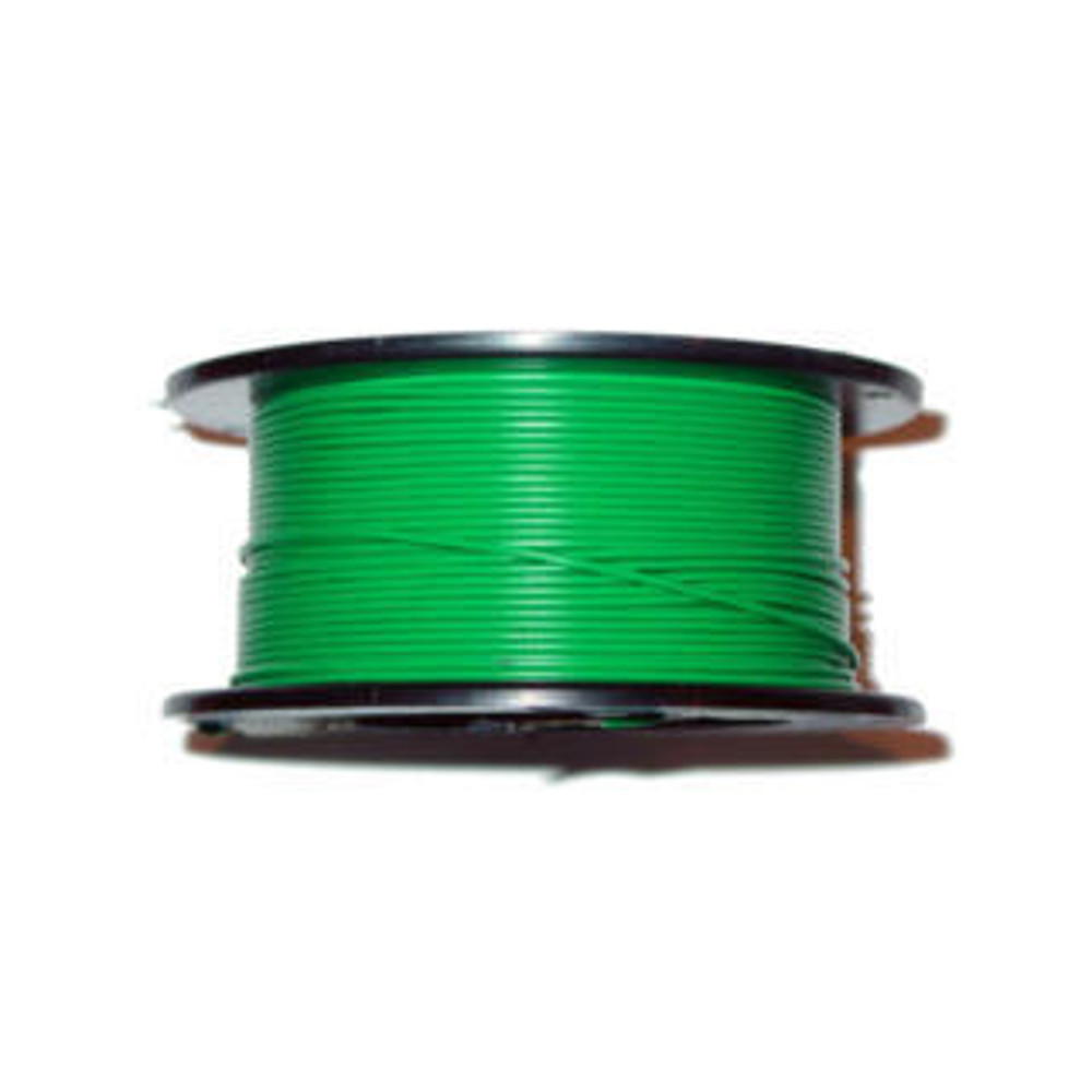 22AWG 100' Solid Green Wire