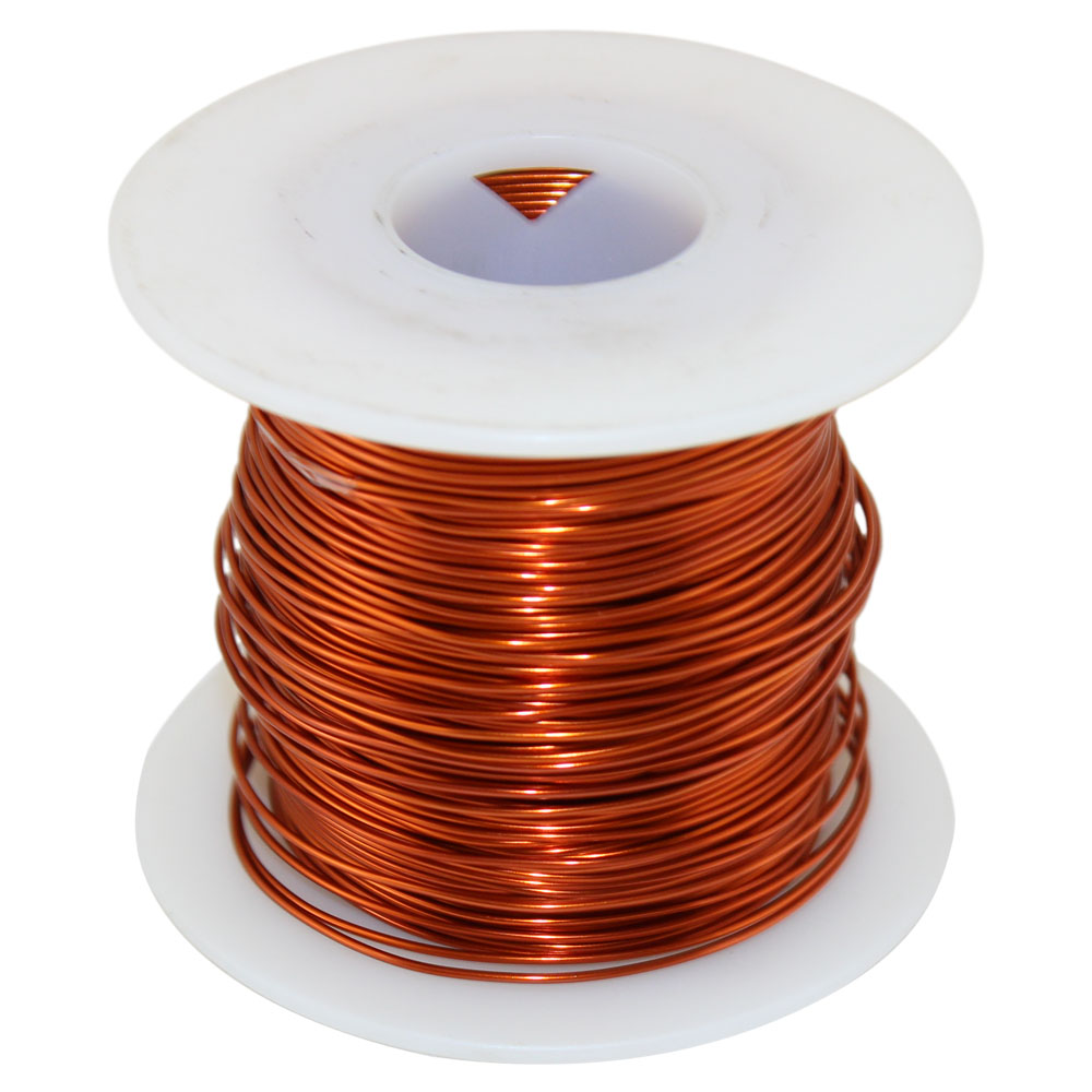 Bare Copper Wire, Annealed, 1lb Spool, 30 AWG, 0.010 Diameter, 3100'  Length (Pack of 1)