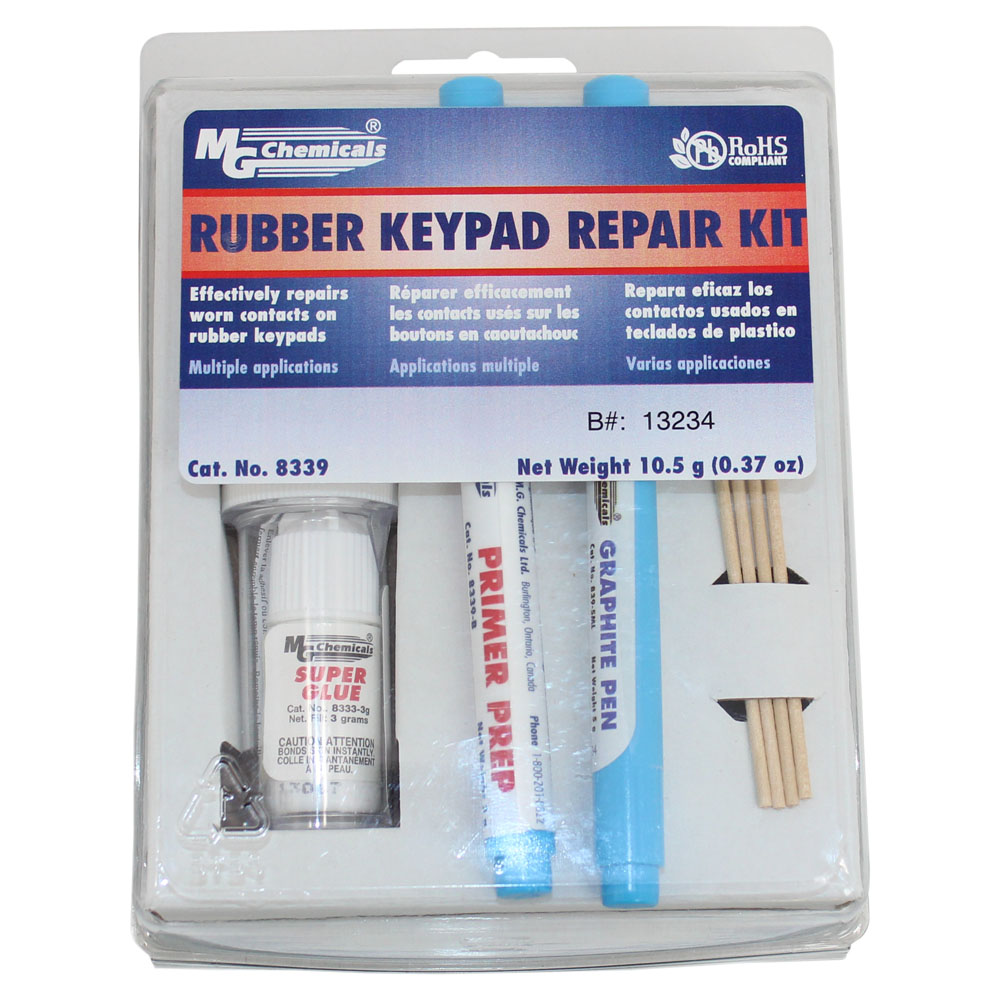 Rubber Keypad Repair Kit From Mg Chemicals