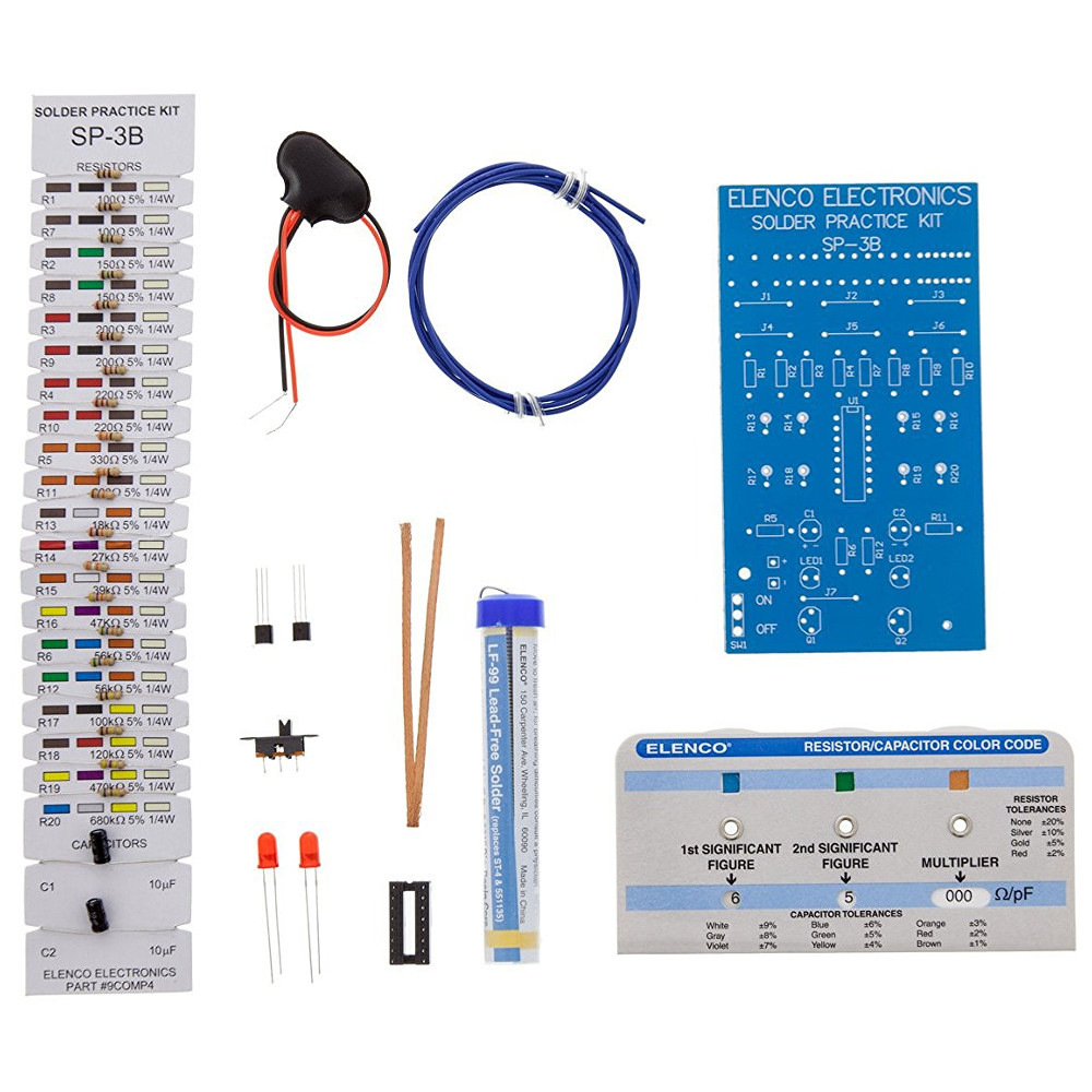 Elenco SP-1A Practical Soldering Project Kit