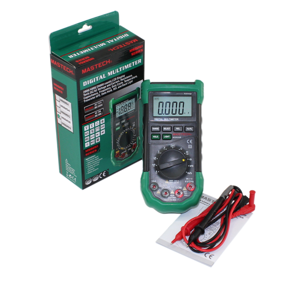 Precision Mastech MS8268 4000 Count Digital Multimeter