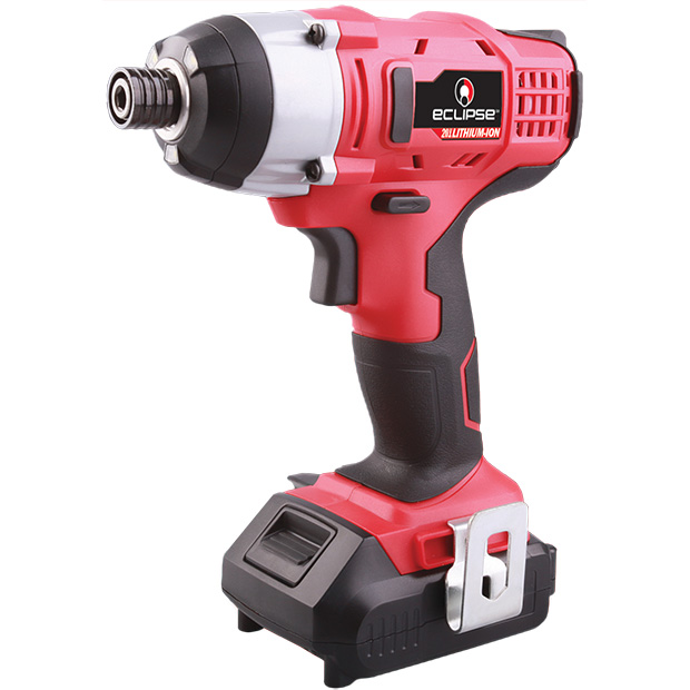 20V Cordless Impact Driver, 1.5Ah Li-Ion Battery, 1 hour Fast Charger