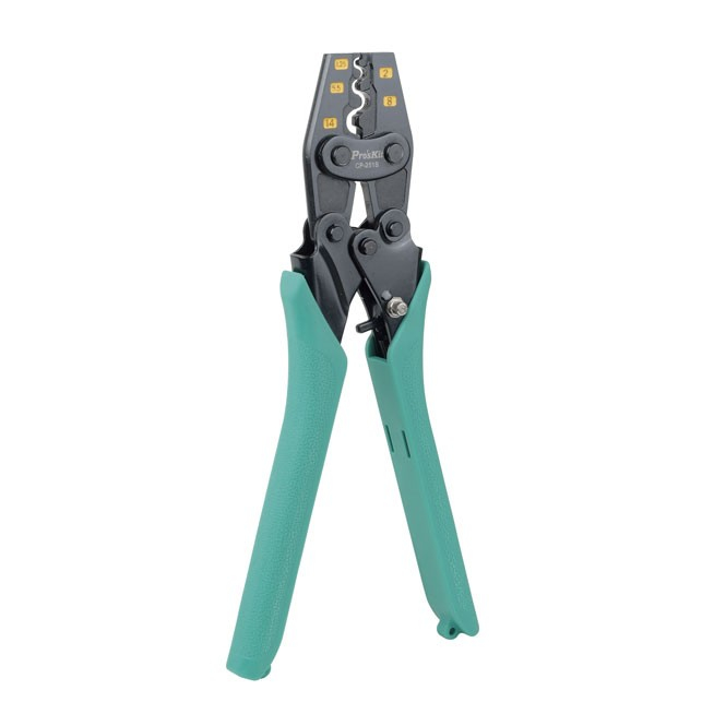 Ratcheted Crimper for Non-Insulated spade/ring Terminals AWG 22-6.