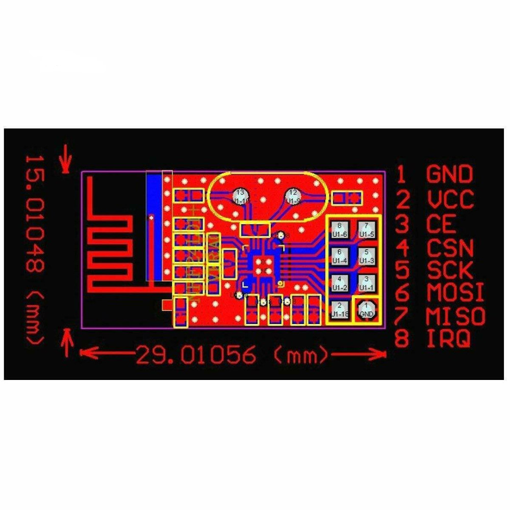 NRF24L01RF 2.4GHz Wireless RF Transceiver Module