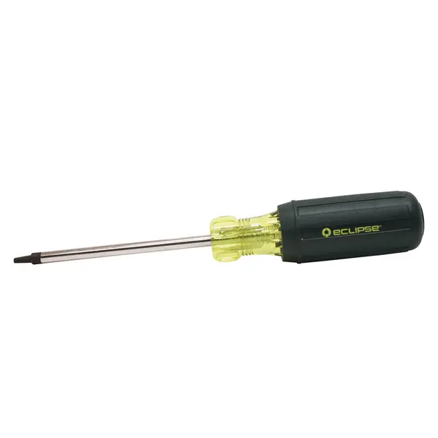 ROBERTSON SCREWDRIVER, S1X4", RUBBER GRIP