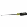 SLOTTED SCREWDRIVER, 3/16"X6", RUBBER GRIP