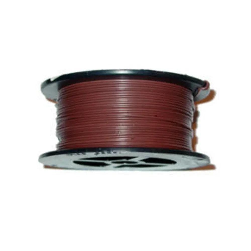 1000 Foot Stranded Hook Up Wire - 22 Gauge, Brown