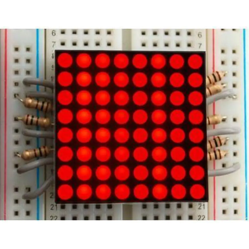 1.2 8X8 Red LED Matrix Display