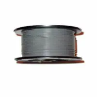 22AWG 100FT STRANDED GRAY